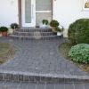 treppe aus naturstein basalt
