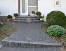 treppe aus naturstein basalt